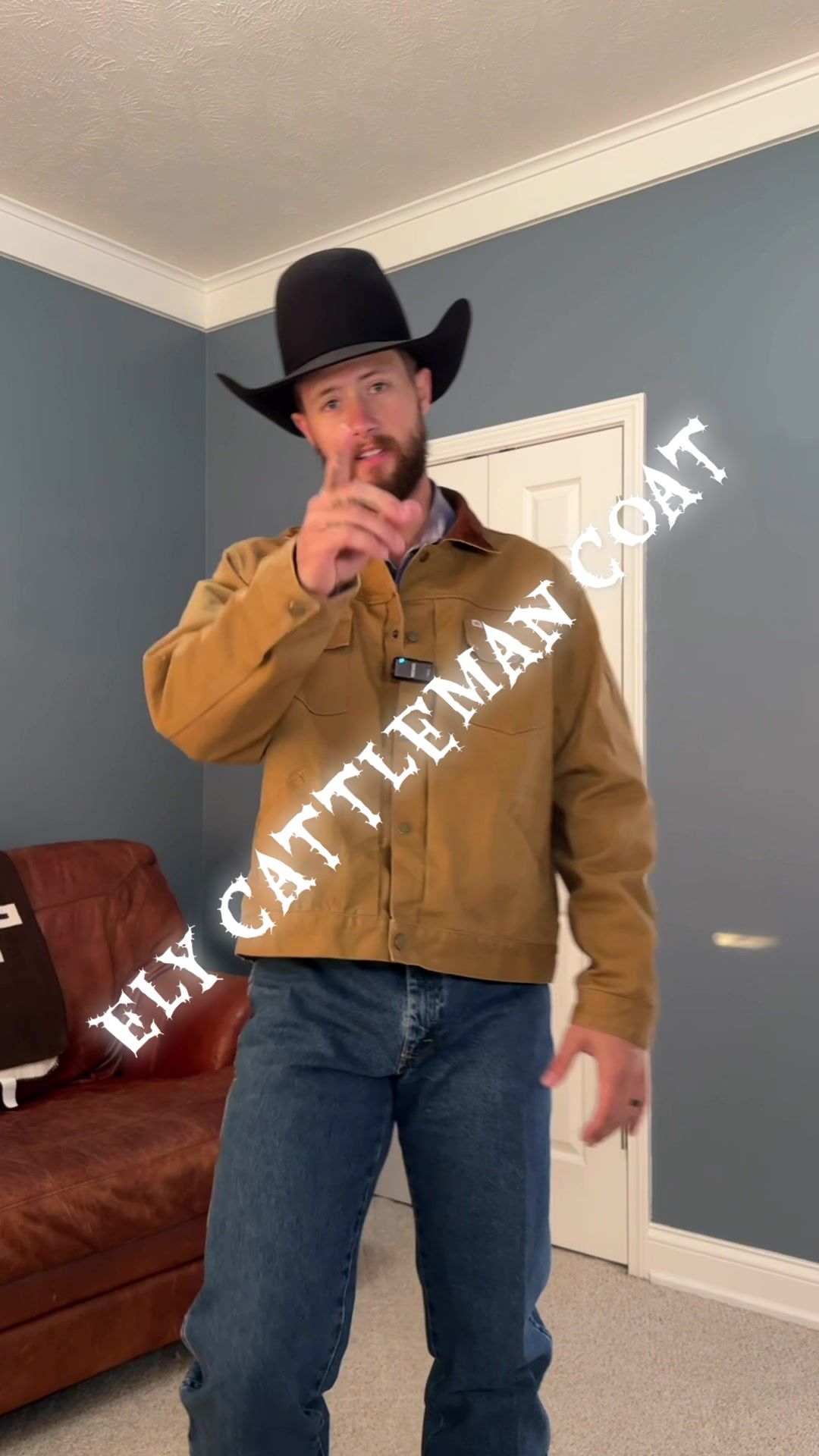 TikTok post by @codycowboymoseley for Ely Cattleman. Caption reads: @Ely Cattleman really knocks it out of the park.....