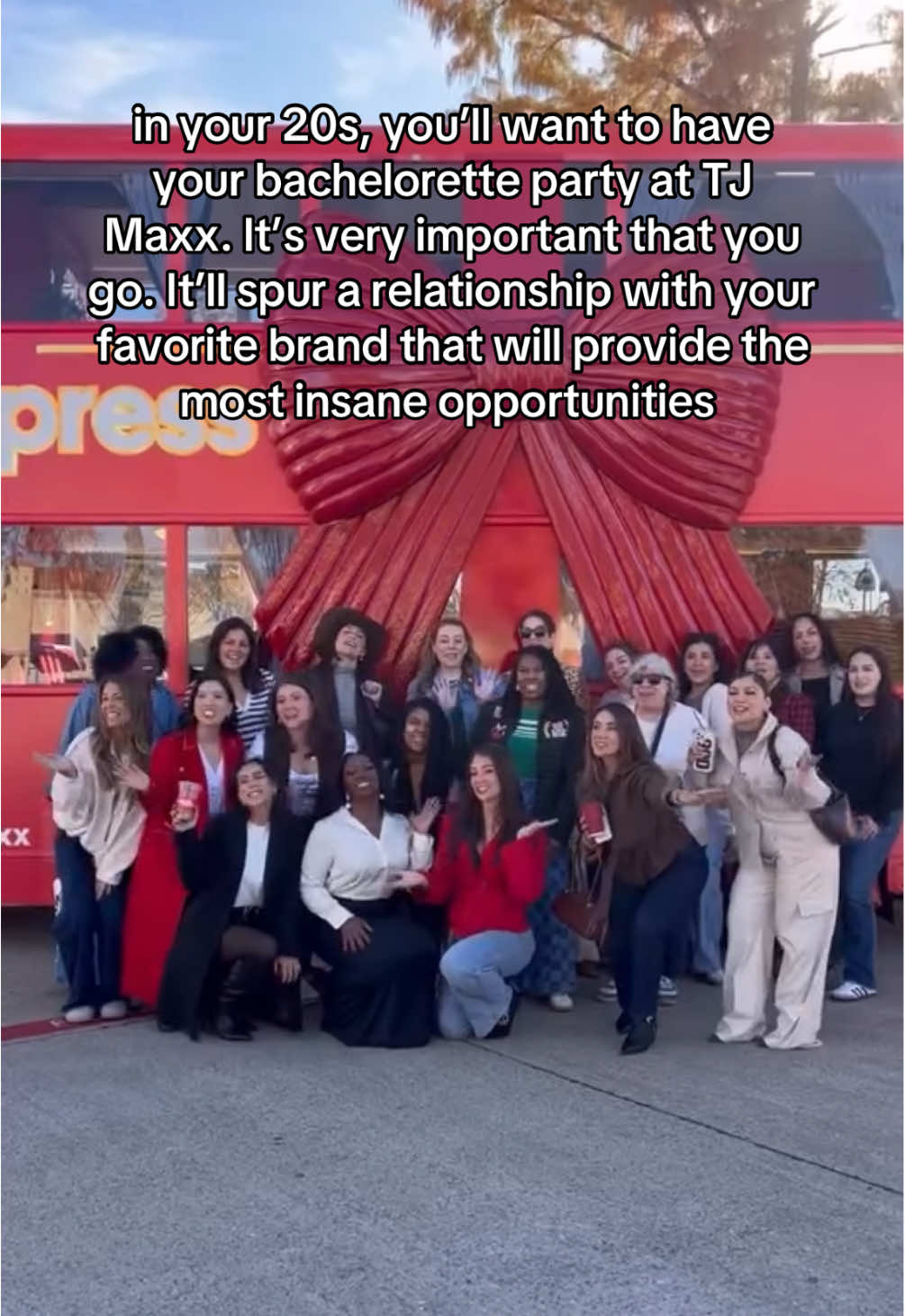TikTok post by @bornreadyblog for TJ Maxx. Caption reads: [...] thing I’ve ever done in my entire life @TJ....