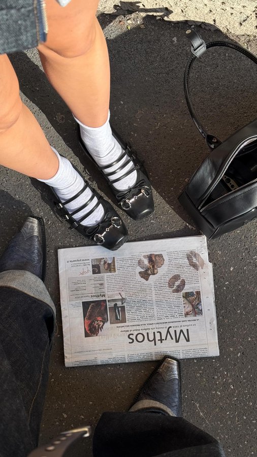 Instagram post by @miloszkulesza for HalfPrice. Caption reads: one of us has two dogs the other one has better....