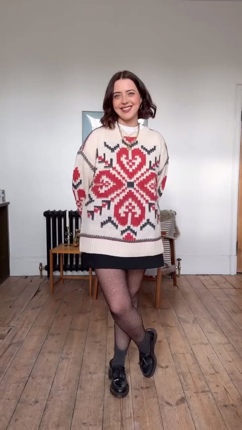 Instagram post by @mollycampbell_ for Sister Jane. Caption reads: A bit of Christmas outfit inspo before the big day....