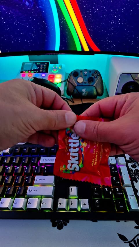 Instagram post by @maccagames for Chilkey. Caption reads: [...] with candy storage 😋 @chil.key 👈

#chilkey....