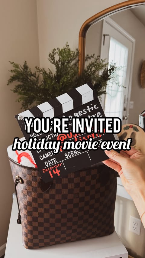 Instagram post by @cierrarobinblogs for UScellular. Caption reads: #ad FREE HOLIDAY MOVIE EVENT: YOU’RE INVITED!....