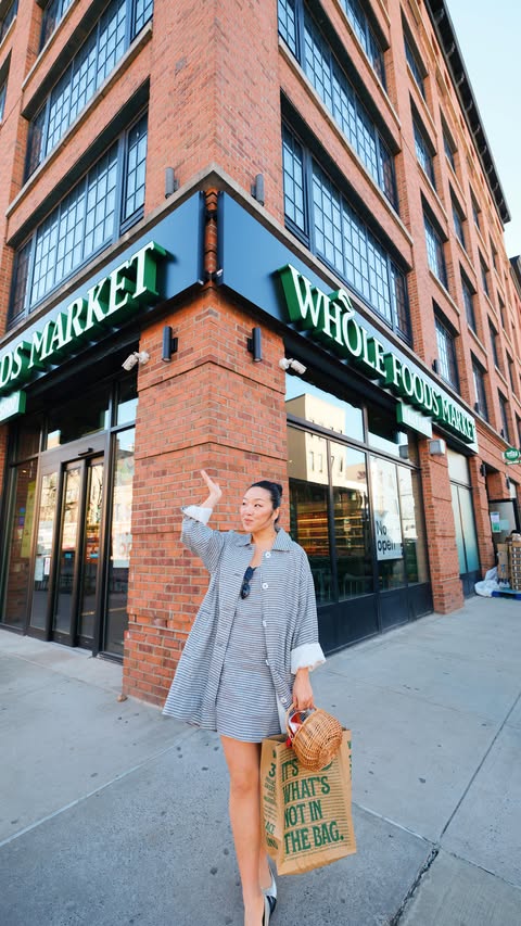 Instagram post by @dearsaturdays for Whole Foods Market. Caption reads: [...] sweet 🍪💚 Celebrating the new Whole Foods....