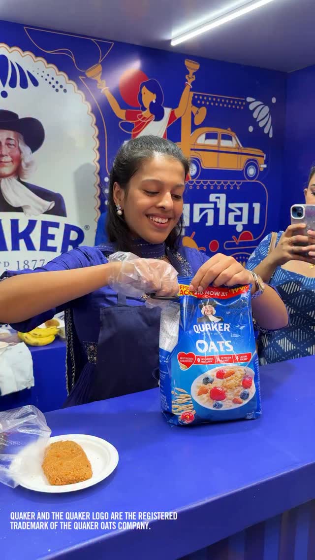 Instagram post by @littlehealthyish for Quaker Oats. Caption reads: If you thought, Oats is just breakfast food then....