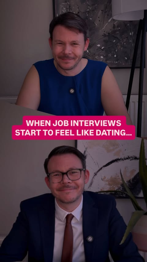 Instagram post by @paul_longley for Indeed. Caption reads: [...] interviews start to feel like dating…....