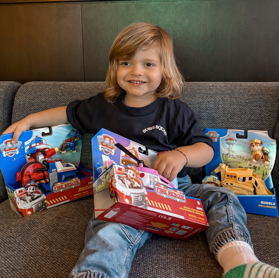 Instagram post by @xbina1 for PAW Patrol. Caption reads: [...] a whole lot more exciting 🐾💙 The new PAW....