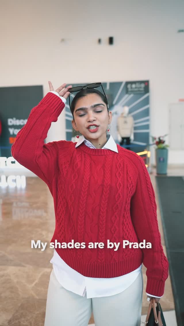 Instagram post by @mayuuridhote for Vero Moda. Caption reads: LOS haul! 🛍️ 
Fit check approved!
Feeling....