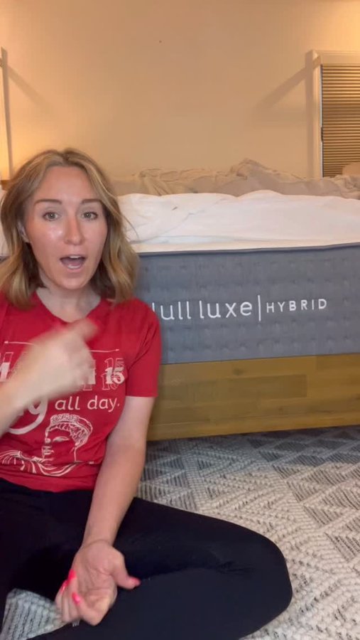 Instagram post by @educator_andrea for Lull. Caption reads: [...] sleep and an amazing deal? Get your Lull on....