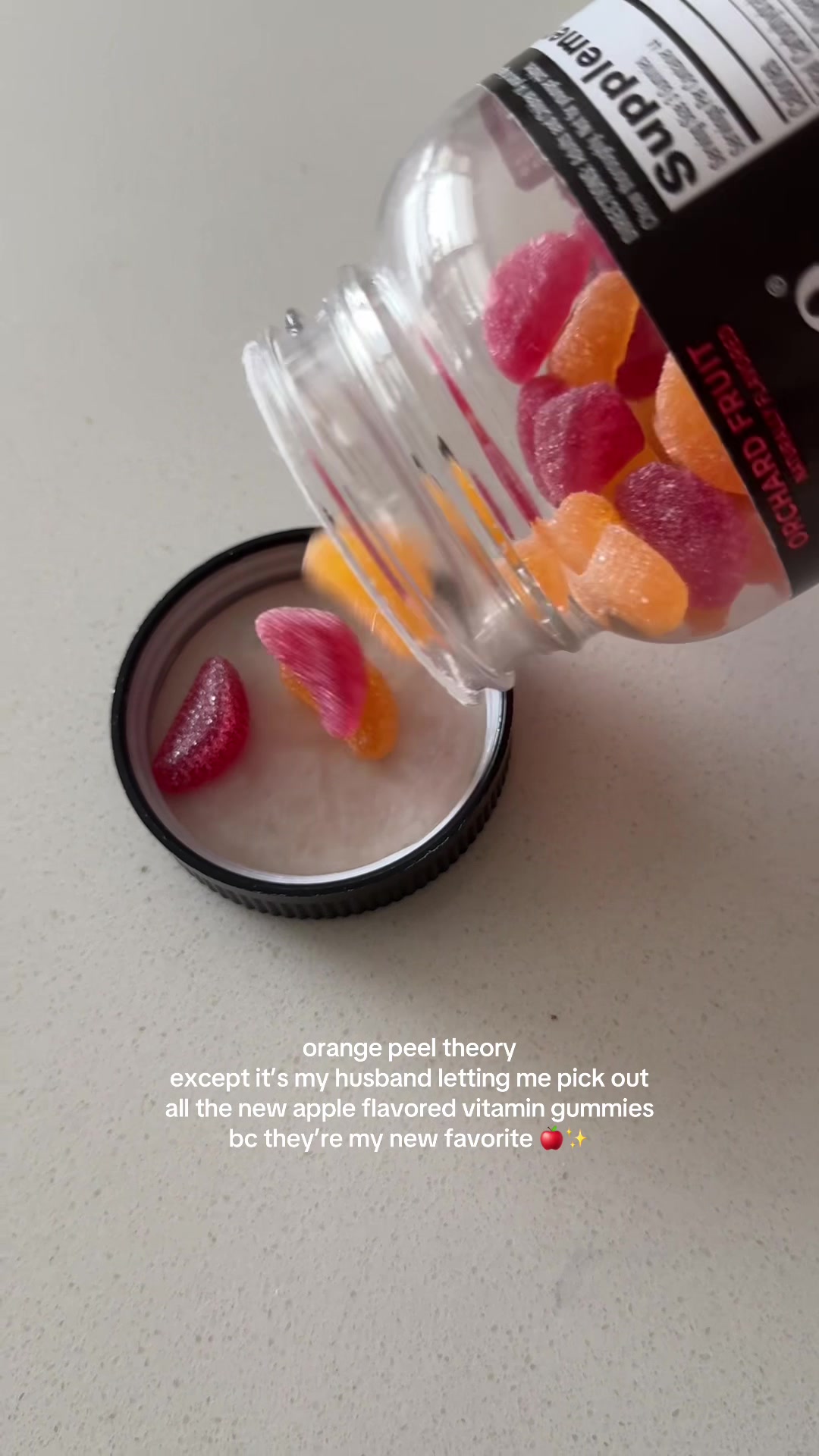 TikTok post by @itsjayceface for Airborne. Caption reads: [...] getting our vitamins in 🤷🏻‍♀️ 💞 @Airborne....