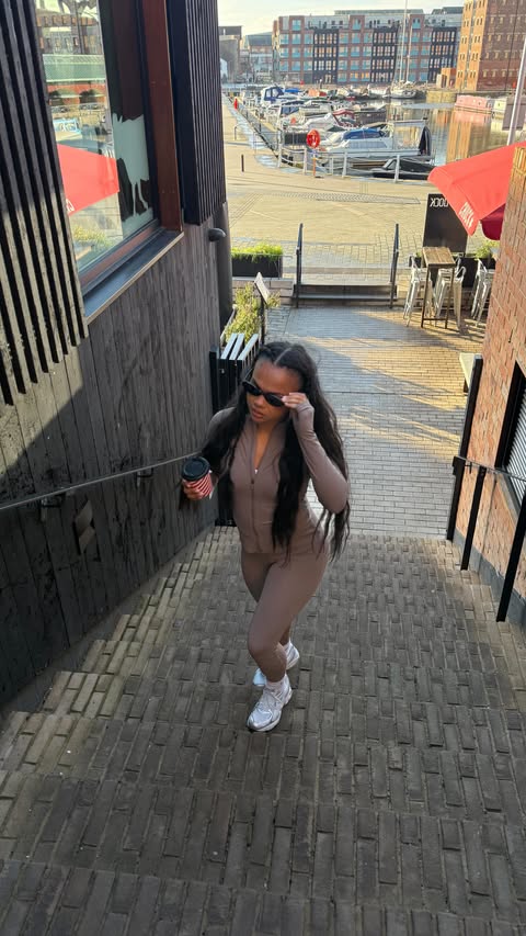 Instagram post by @reneeqa.lee for Tesco. Caption reads: AD Come to the gym with me to try @fandfclothing....