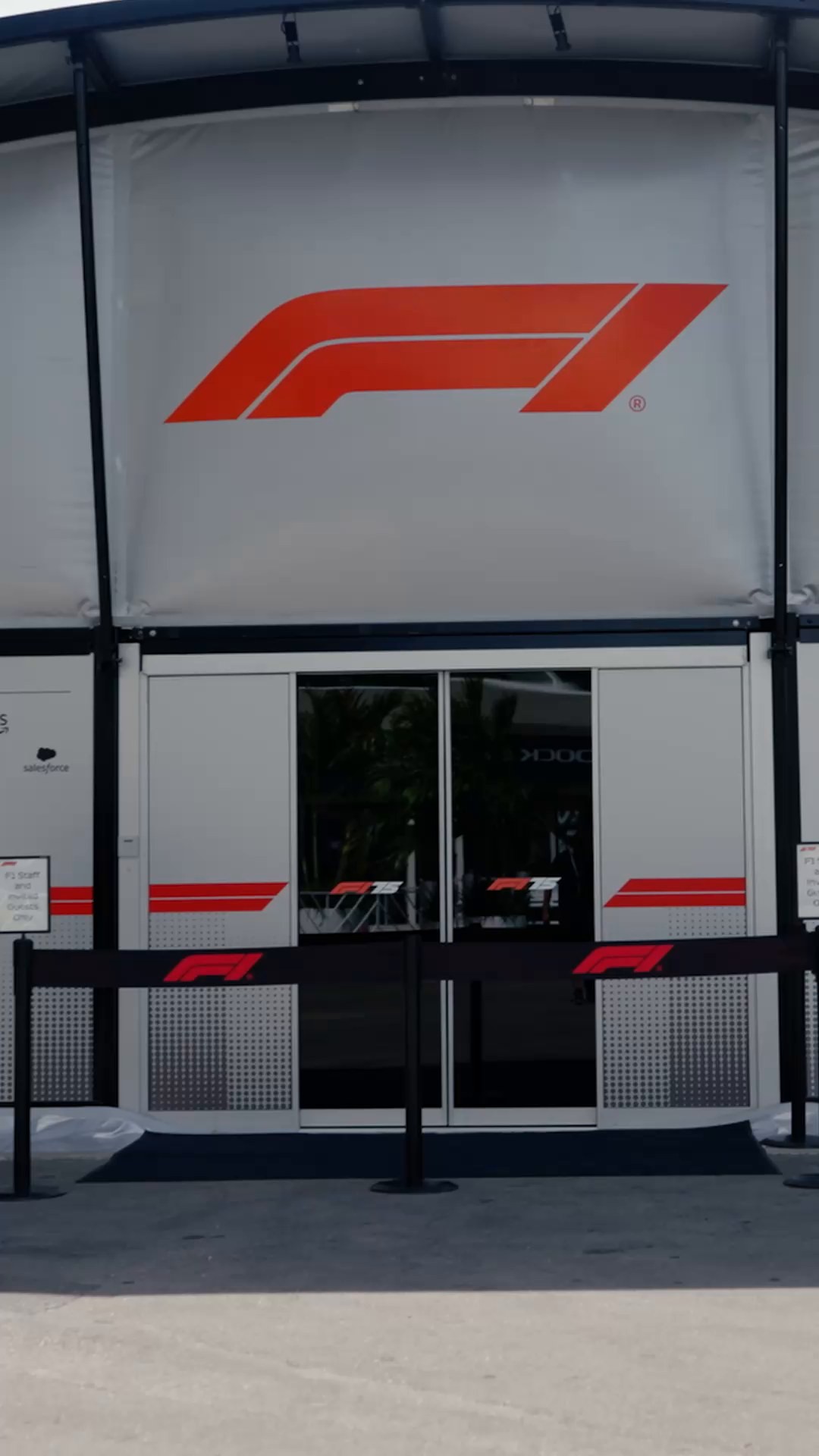 Instagram post by @ruthbuscombe for Amazon Web Services. Caption reads: Put your @F1 track design skills to the test!....