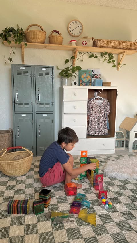 Instagram post by @thecasamagana for Connetix Tiles. Caption reads: Connetix tiles are now available at target!....