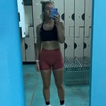 Instagram post by @thebuffunicornn for YoungLA. Caption reads: so that’s where the protein went 🕴🏻 
-
sweats....