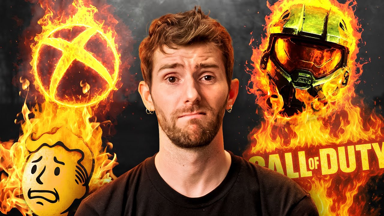 YouTube post by @LinusTechTips for Vessi. Caption reads: Xbox Might be Cooked.