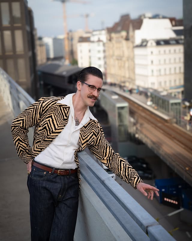 Instagram post by @meks_well for Death Grip Wax. Caption reads: [...] to mention the impressive mustache....