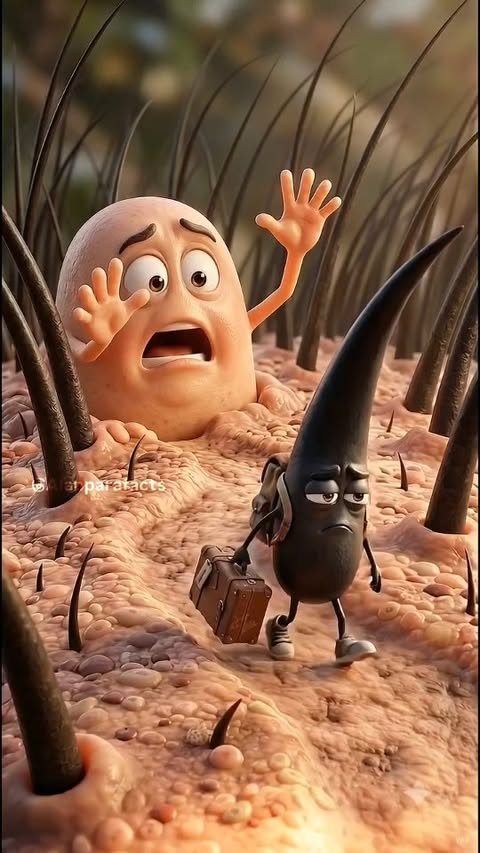 Instagram post by @alapparafacts for Reginald Men. Caption reads: Hair problems Facts 😱 #ad #alapparafacts....