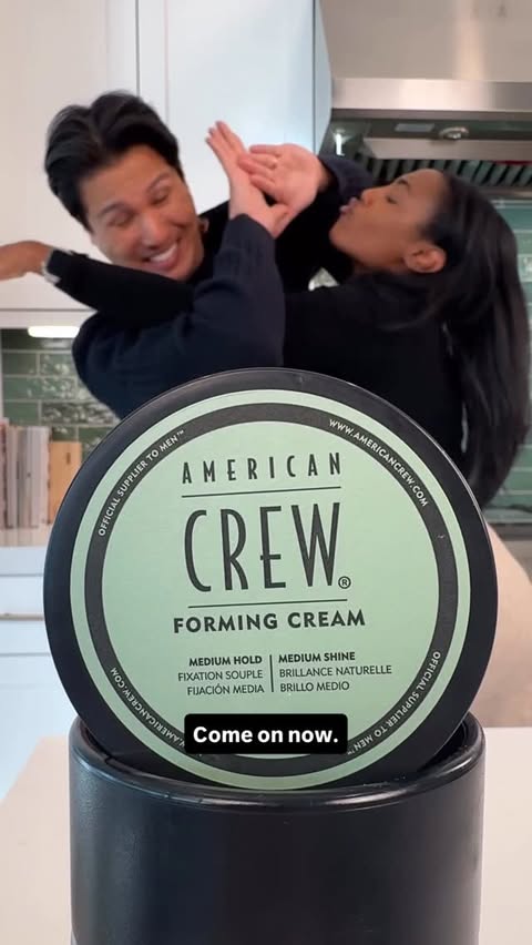 Instagram post by @thesingfamily for American Crew. Caption reads: One less ick to worry about. @AmericanCrew Forming....
