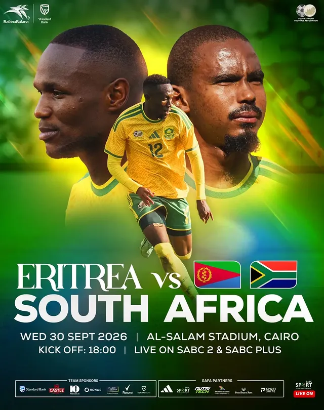 Instagram post by @bafanabafanaofficial for Standard Bank. Caption reads: [...] on SABC 2 or SABC + #BafanaPride....