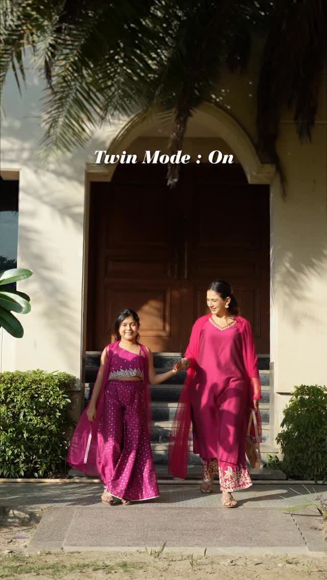 Instagram post by @ahanamehtamehrotra for Pantaloons. Caption reads: Watching her grow feels like watching a little....