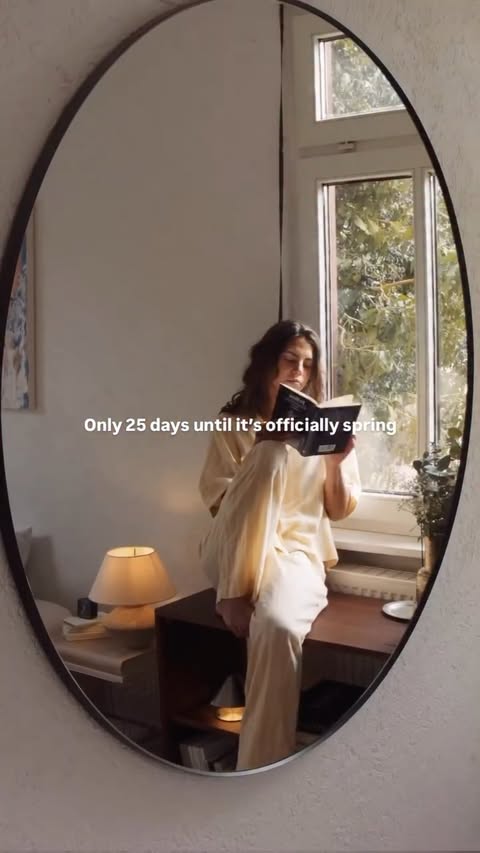 Instagram post by @ronjanicola for Eberjey. Caption reads: [...] feeling of spring, slow mornings in my....