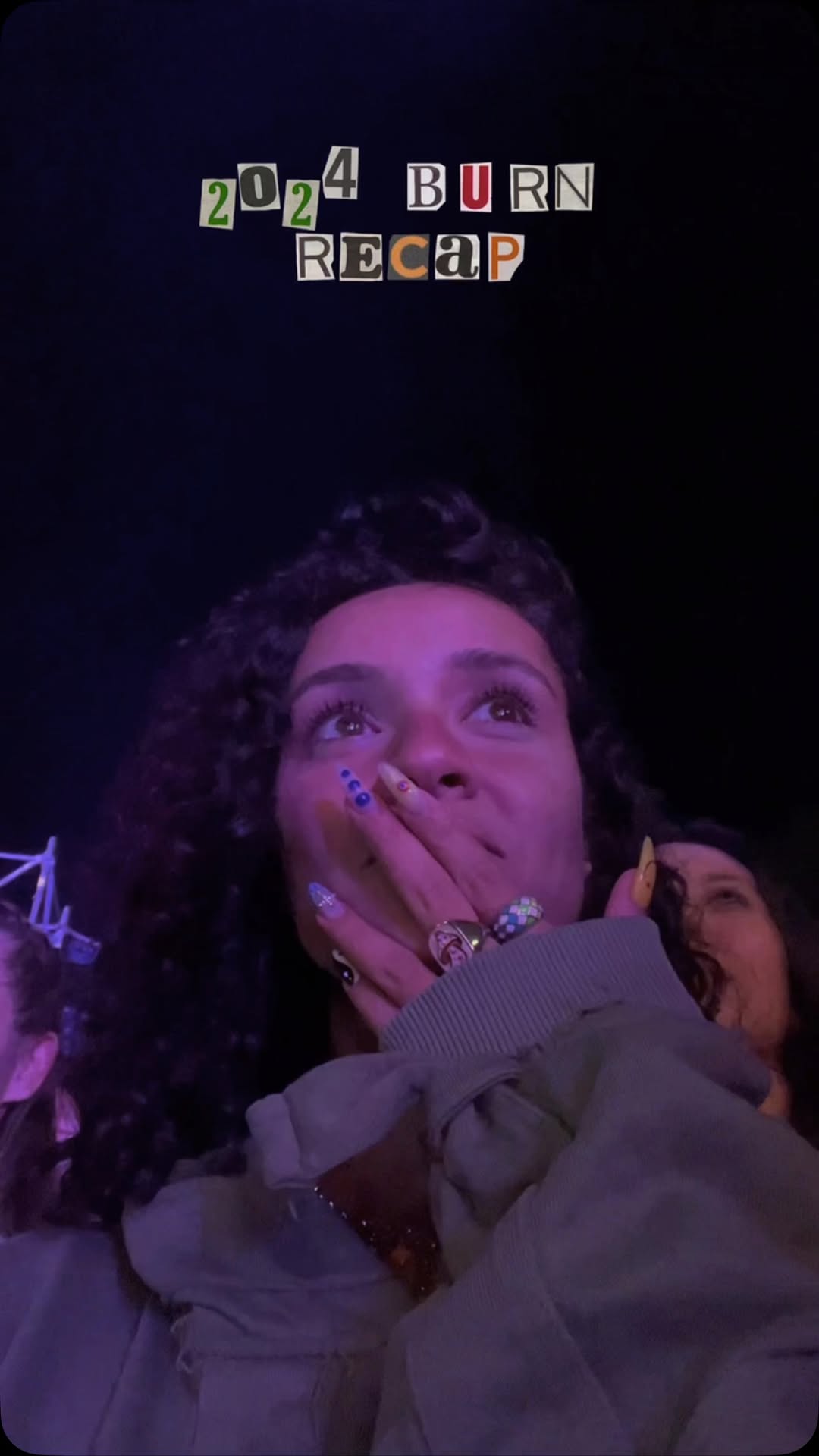 Instagram post by @ggizemkaya for Burn Energy Drink. Caption reads: 2024: just the 🔥 moments. nothing but pure energy....