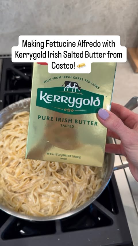 Instagram post by @costcohotfinds for Kerrygold. Caption reads: This is my secret ingredient! #AD @KerrygoldUSA....