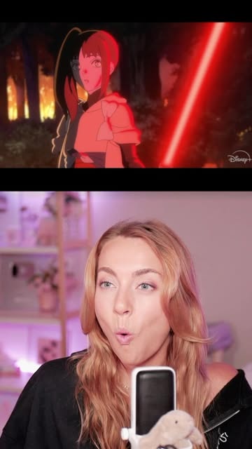 Instagram post by @carmenelainee for Star Wars. Caption reads: [...] - next on the anime watch list: more Star....