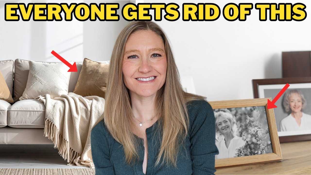 YouTube post by @tarynmaria_ for FOREO. Caption reads: 20 Surprising Things EVERYONE Ends Up Decluttering.