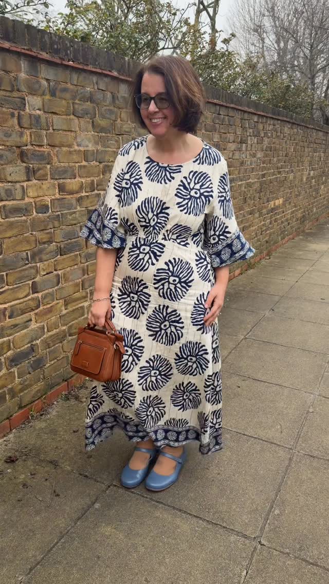 Instagram post by @whoisthatlondonmum for Izabel London. Caption reads: I have the dress 🤍💙 All I need is the Greek....