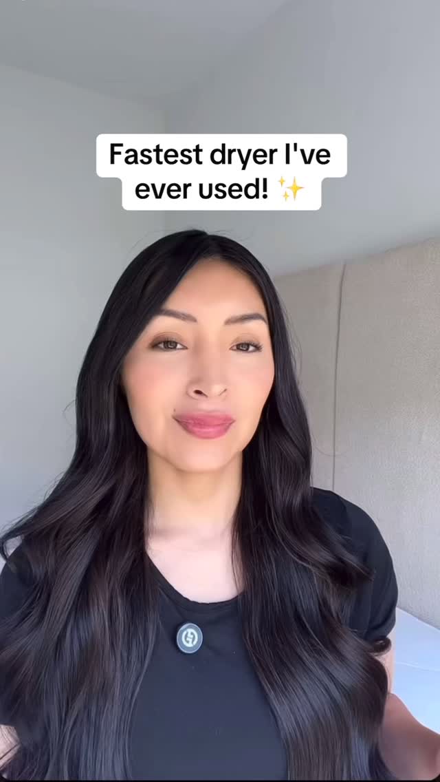 Instagram post by @yatziriallison for Tideway. Caption reads: Drying long hair doesn’t have to take forever 🙌....