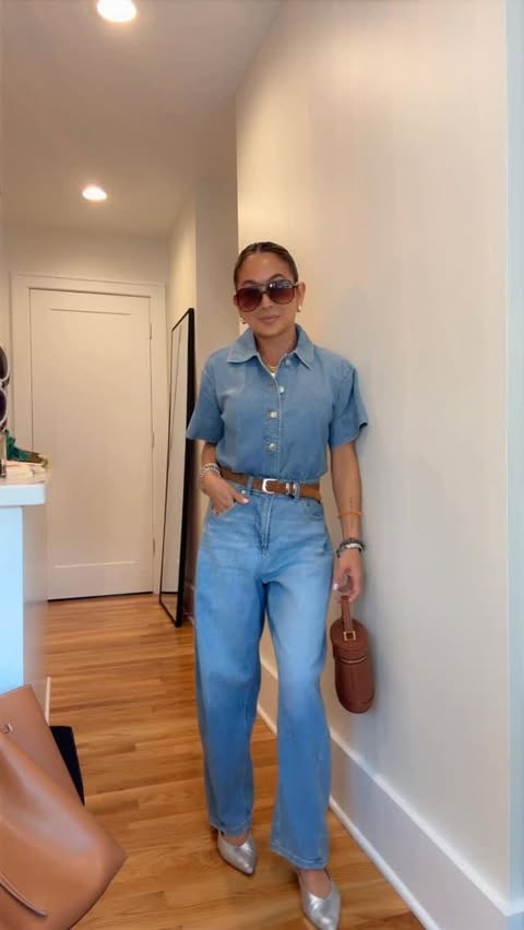 Instagram post by @carriesclosetdiary for SPANX. Caption reads: [...] cute & casual! I got XS petite! @spanx....