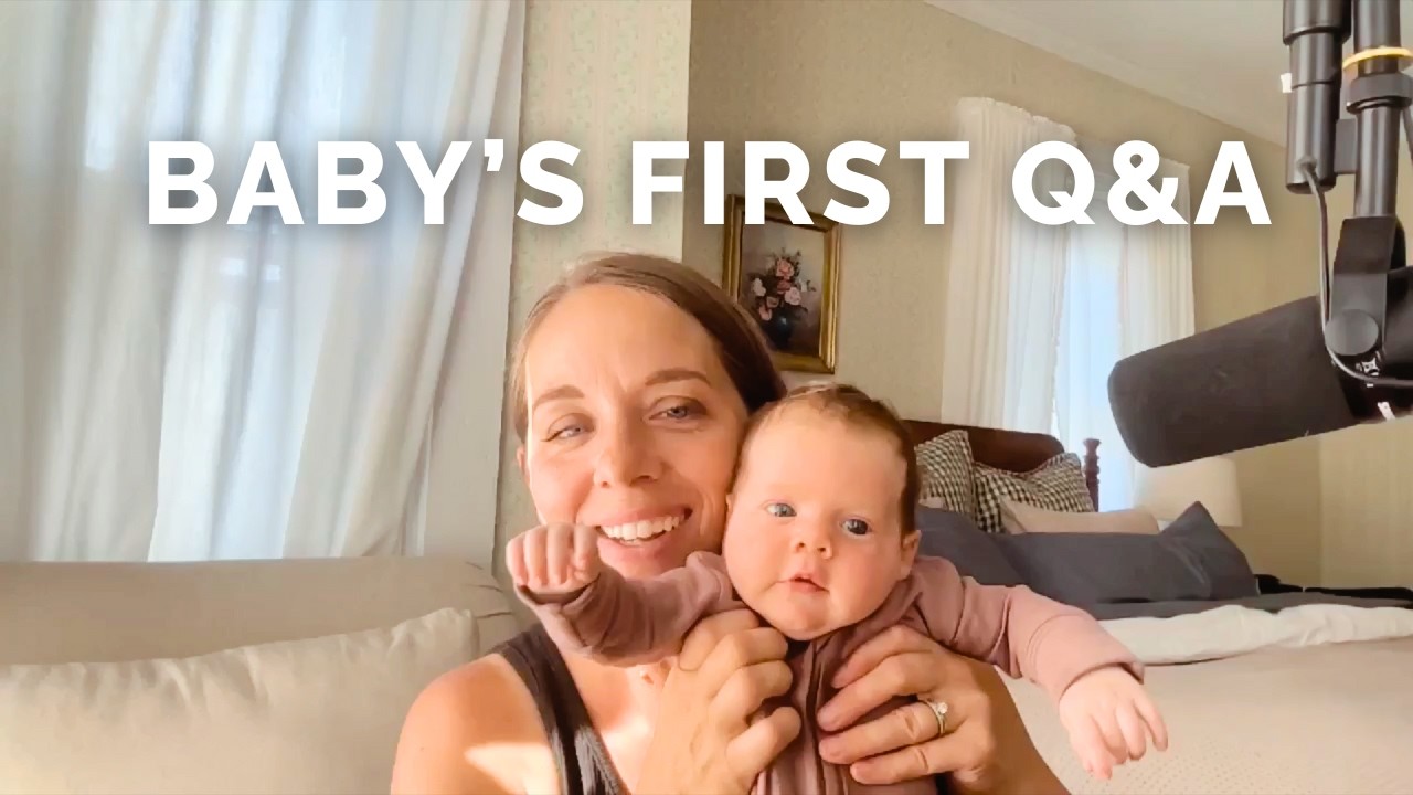 YouTube post by @Simplefarmhouselife for Azure Standard. Caption reads: What life looks like right now with baby #9 and....