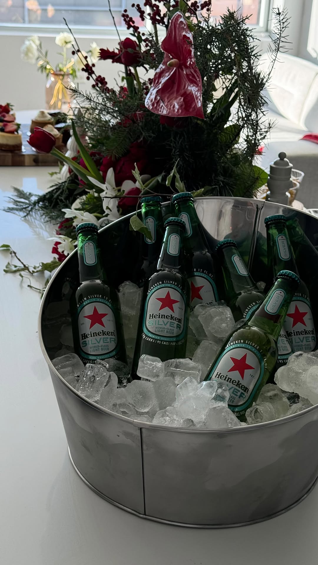 Instagram post by @itsbymiguel for Heineken US. Caption reads: #ad 21+ Celebrate Las Posadas with good vibes,....