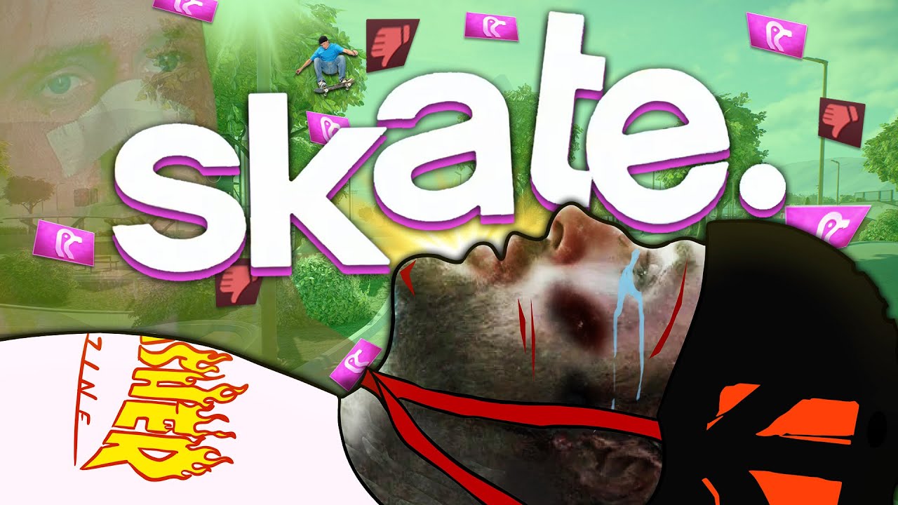 YouTube post by @jankfoo for GameSir. Caption reads: So they ruined Skate 4....