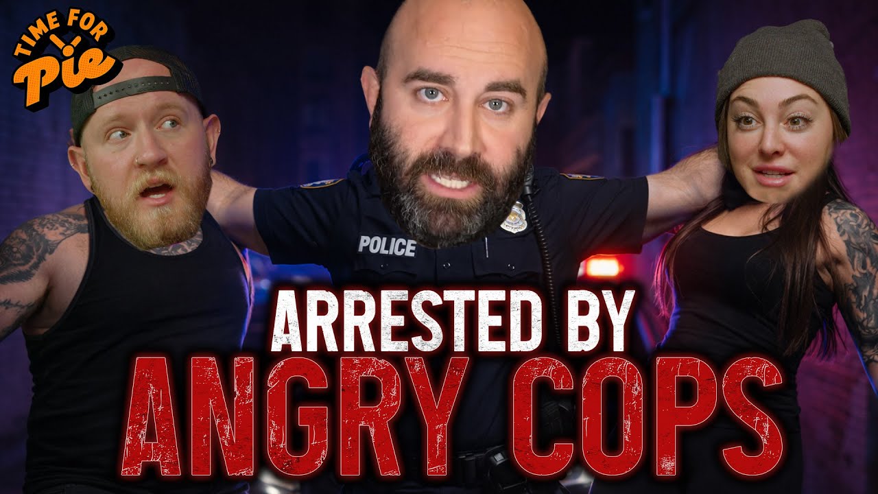YouTube post by @TimeForPie for True Classic. Caption reads: Angry Cops Seizes our Assets and Why He is NEVER....