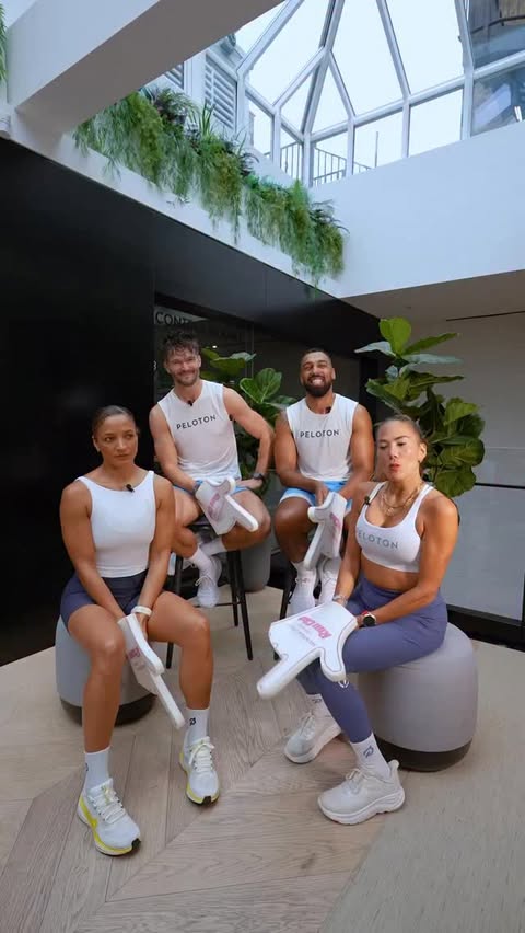 Instagram post by @joslynthompsonrule for Peloton. Caption reads: Who’s most likely to…? 🤔

Get to know some of our....