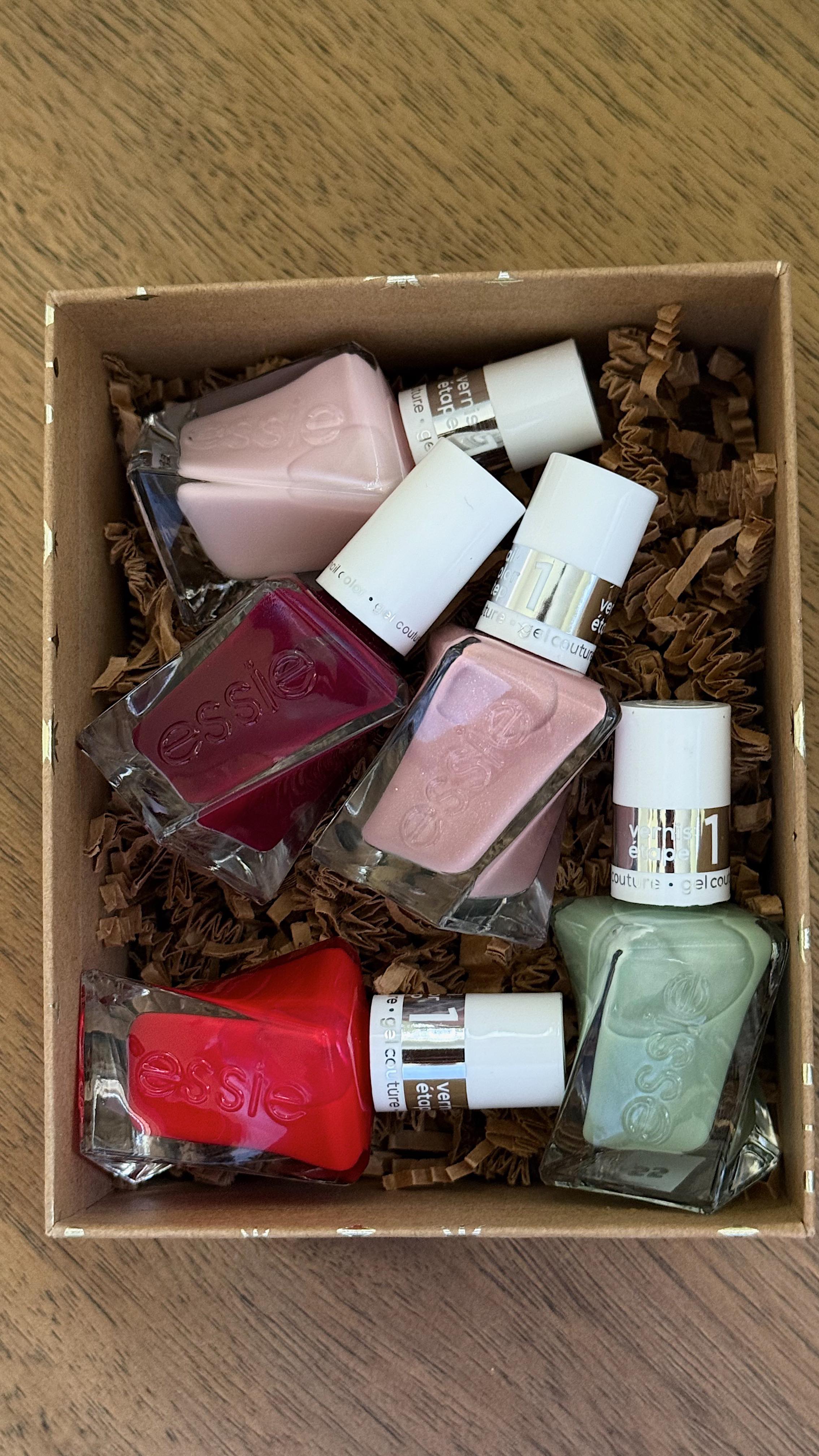 Instagram post by @sally.alhadidi for essie. Caption reads: spend a cozy November day with us ❄️

The winter....