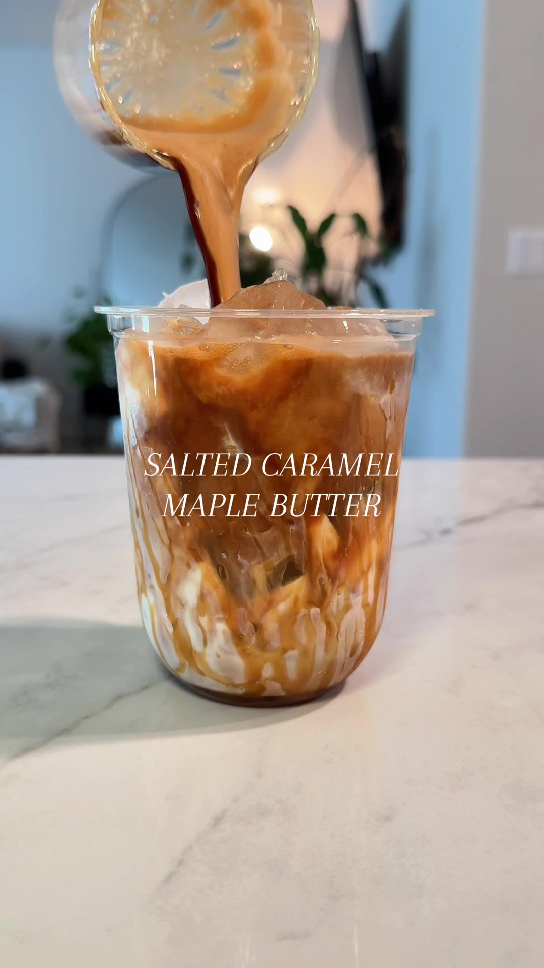 TikTok post by @katerynnnn for Trader Joe's. Caption reads: [...] @Maldon Salt @Torani @Zulay Kitchen @Trader....