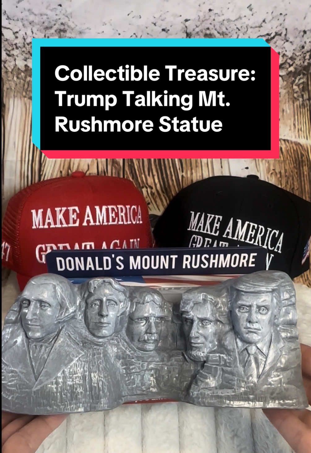TikTok post by an influencer for Trump Talking. Caption reads: [...] #creatorsearchinsights @trumptalking6.