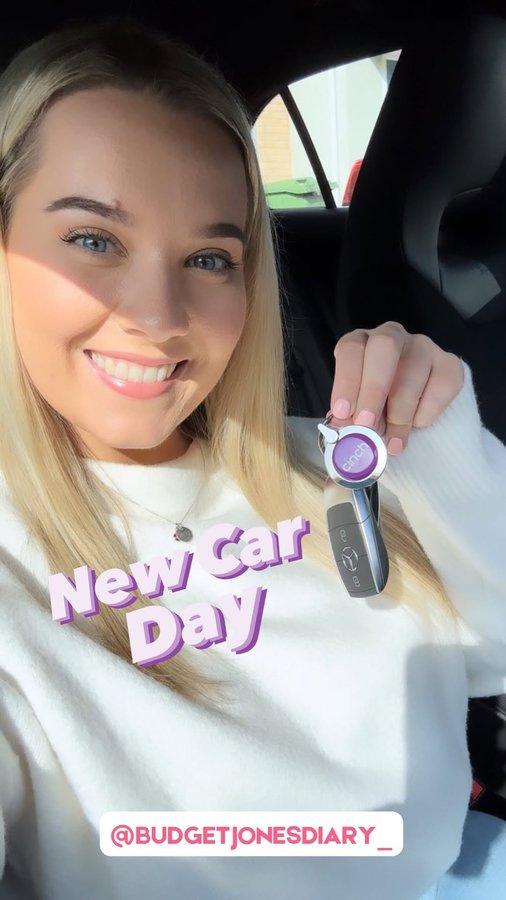 Instagram post by @bethsbudgetdiary for CINCH. Caption reads: ad I’ve needed to dip into my car emergency fund....