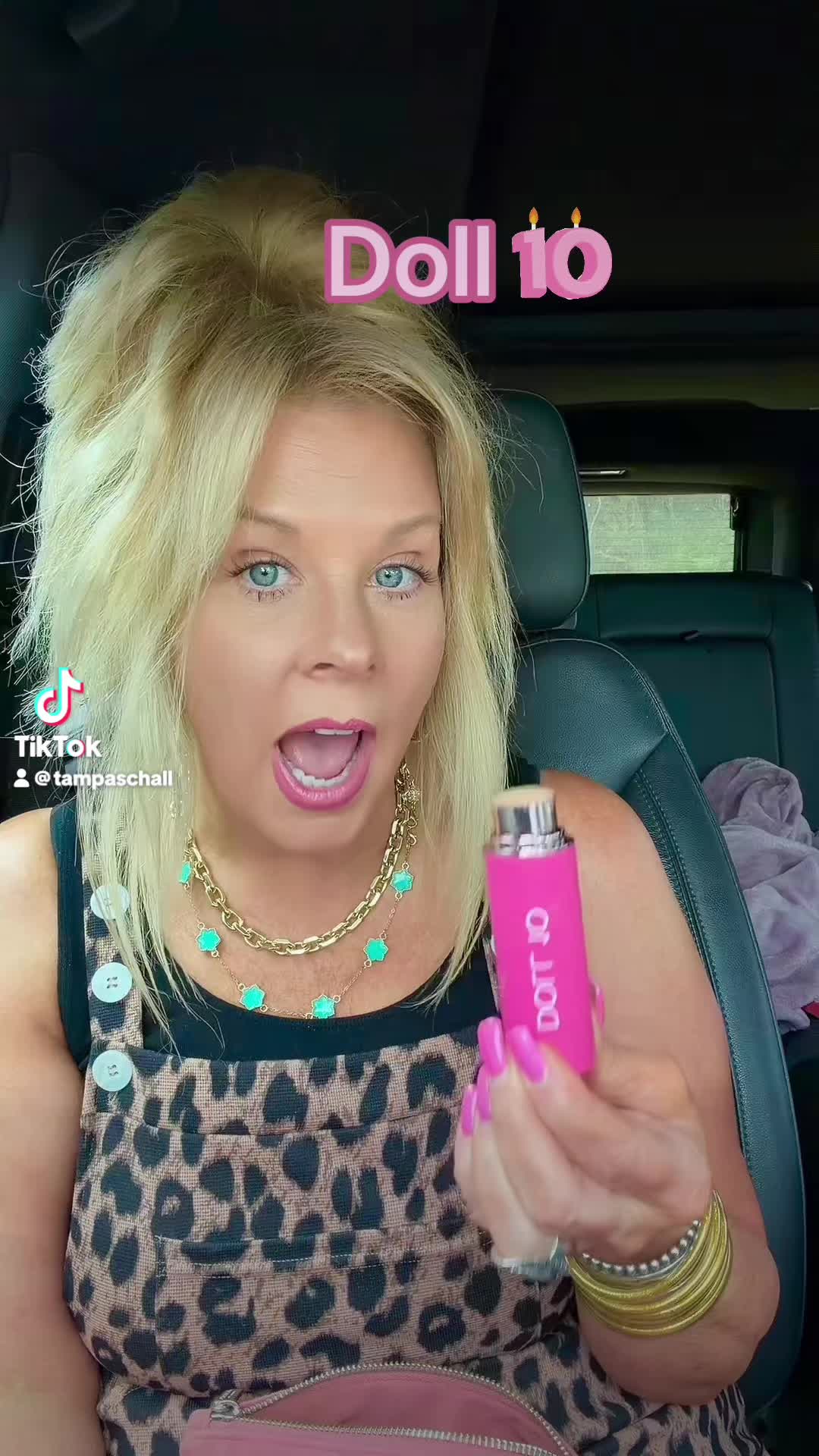 TikTok post by @tampaschall for Doll 10 Beauty. Caption reads: [...] #Beauty #fyp #ForYou @Doll 10 Beauty.