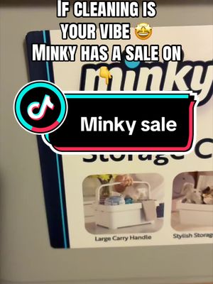 TikTok post by @mommaithappens1 for Minky Homecare. Caption reads: Have you checked out Minky products @Minky....