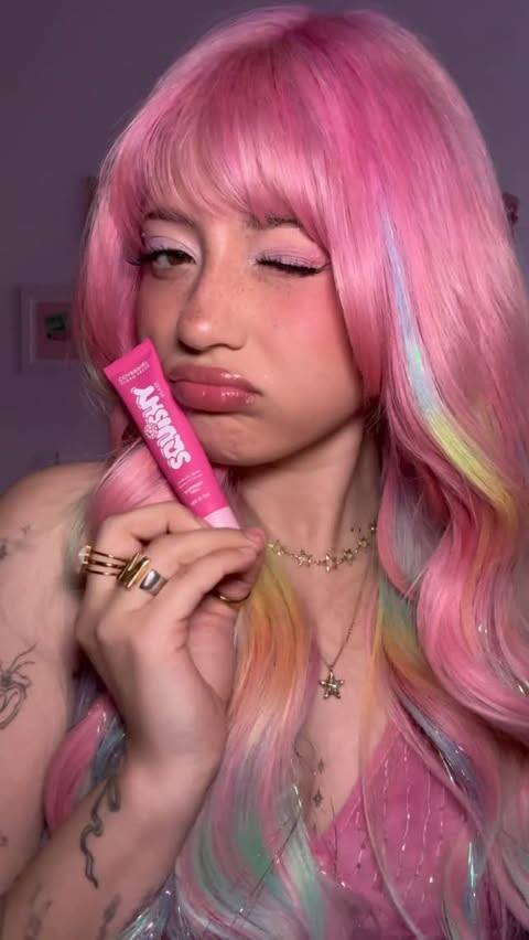 Instagram post by @miravdarae for COVERGIRL. Caption reads: [...] and actually hydrating?? IM SAT 🫡....