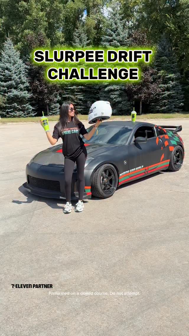 Instagram post by @christinaroki for 7-Eleven. Caption reads: and nowww back to @7eleven to get some detailing....