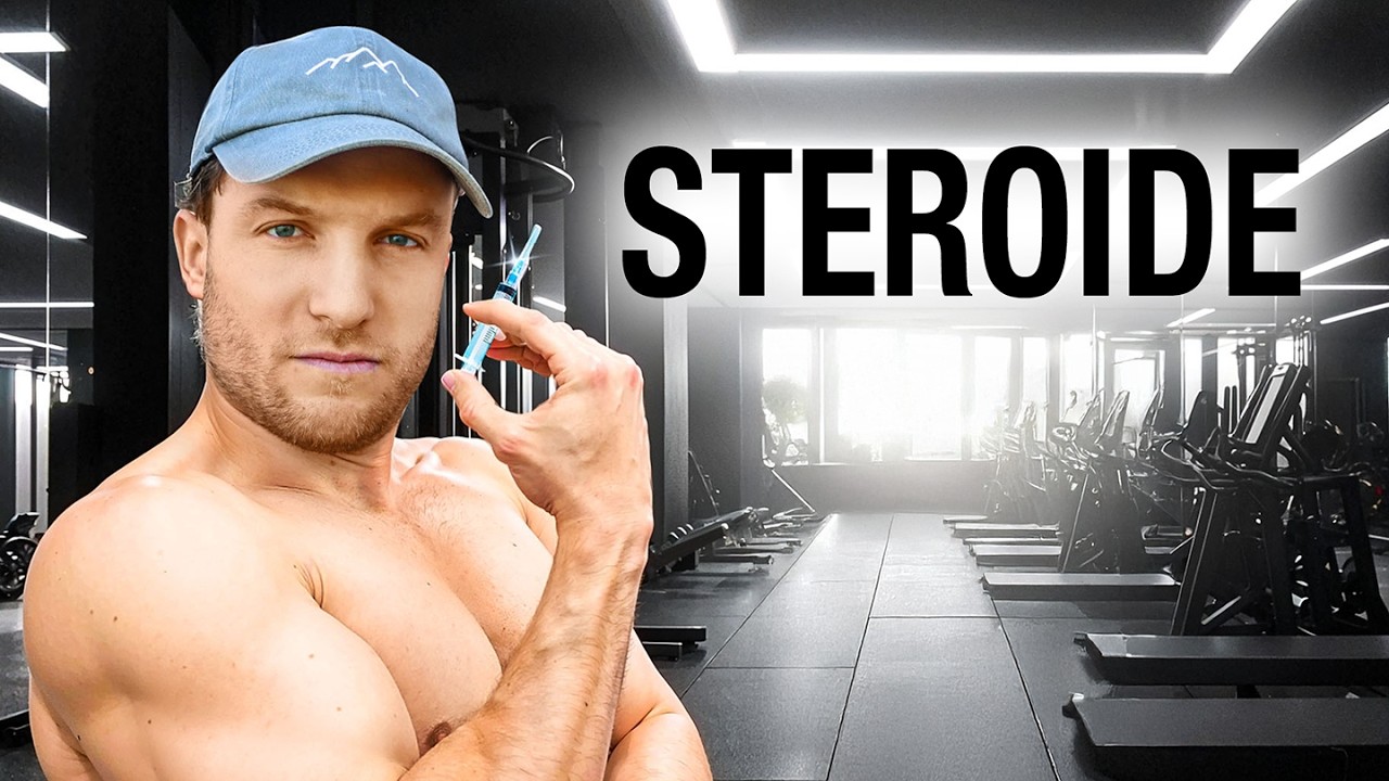 YouTube post by @SaschaHuber for Statista. Caption reads: That's how crazy steroids are!.