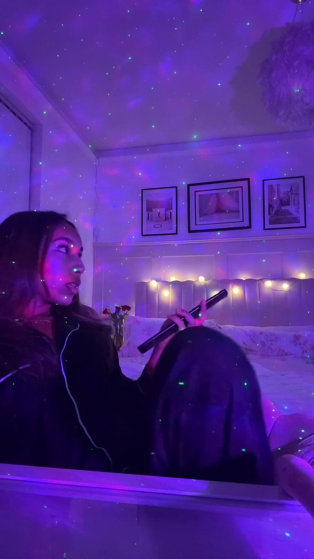 TikTok post by @laylaelenik for Mark Hill Hair. Caption reads: [...] #rollers #blowout #blowoututorial @Mark Hill....