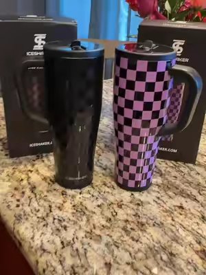 TikTok post by @torilynn0323 for Ice Shaker. Caption reads: How amazing are these colors?!?! @Ice Shaker....