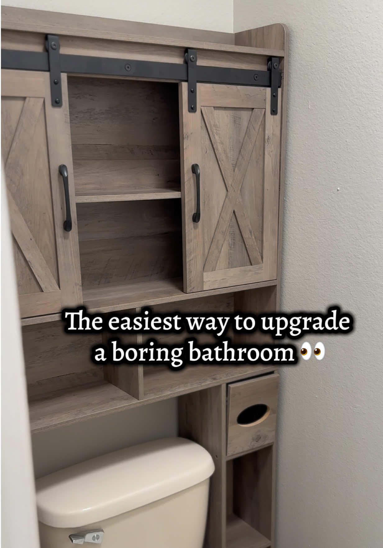 TikTok post by @kaylynt89 for Vabches. Caption reads: Proof that one piece of furniture can totally....