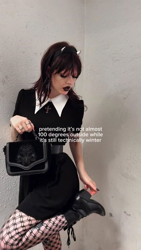 Instagram post by @xknifeplay for KILLSTAR. Caption reads: [...] : dress {code xknifeplay20} @killstar :....