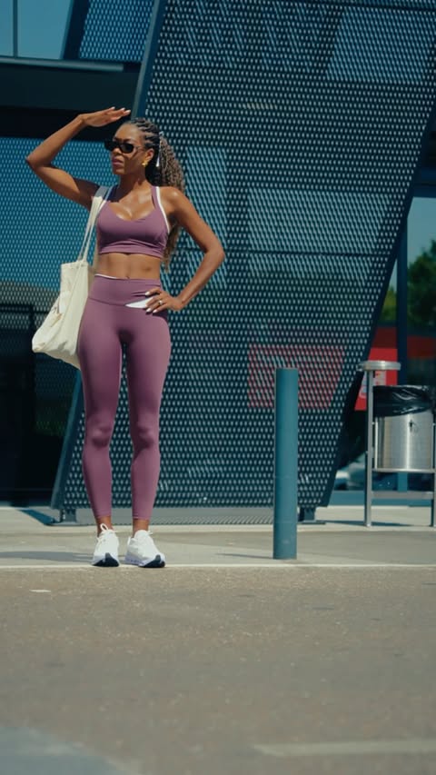Instagram post by @neusa.pettysha for BERLOOK. Caption reads: [...] breathable and sustainable fabric from....